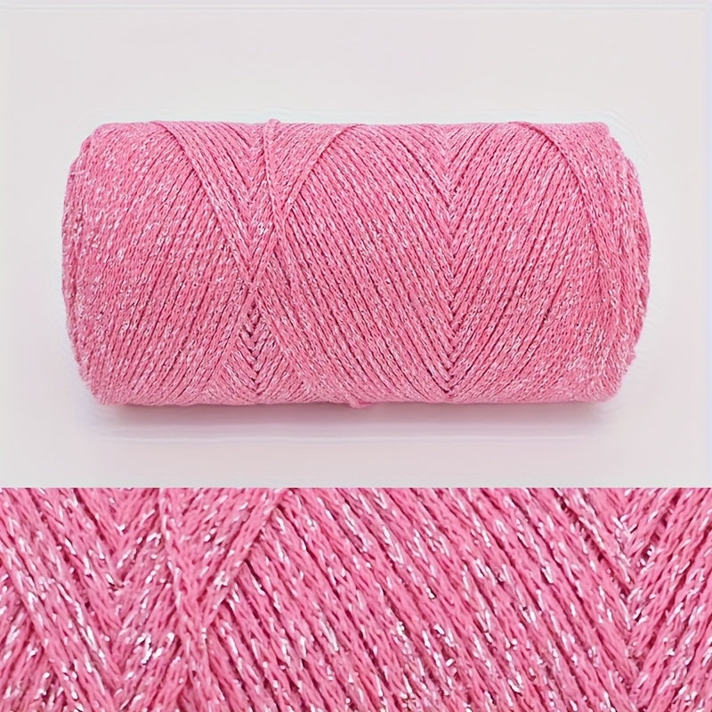 Glitzerndes Leinenmischgarn mit Lurex 200 g