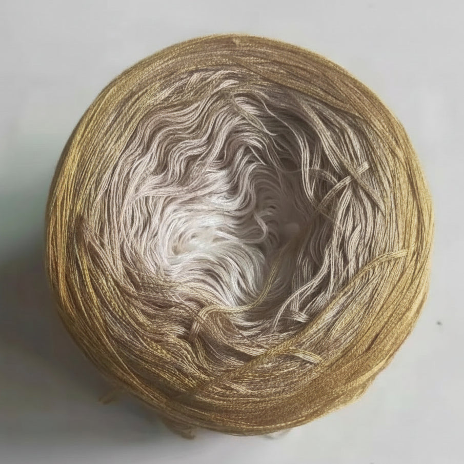 Mercerised Cotton Ombre Rainbow MegaCake XXL 400g