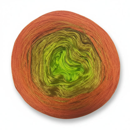 Mercerised Cotton Ombre Rainbow MegaCake XXL 400g