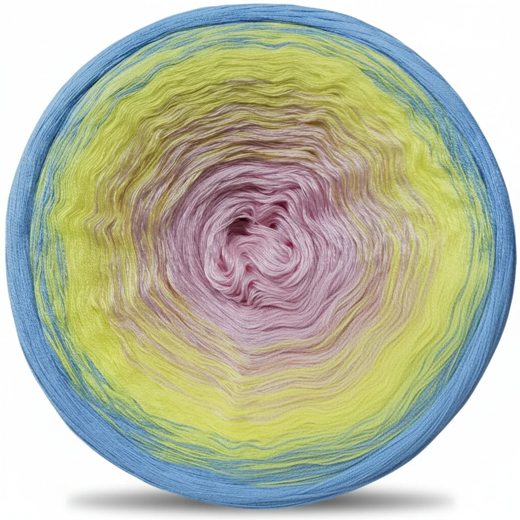 Organic Cotton Ombre Rainbow Cake XL 300g