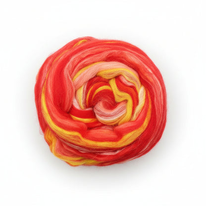 Firestarter - Extrafine Merino Wool Roving 150g