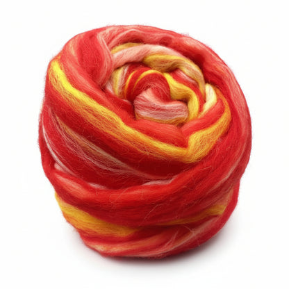 Firestarter - Extrafine Merino Wool Roving 150g
