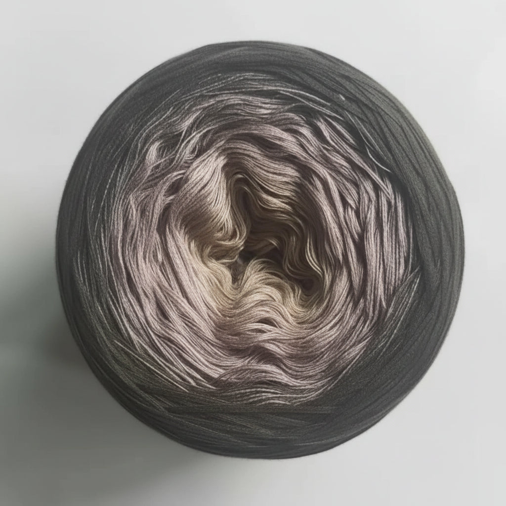 Mercerised Cotton Ombre Rainbow MegaCake XXL 400g