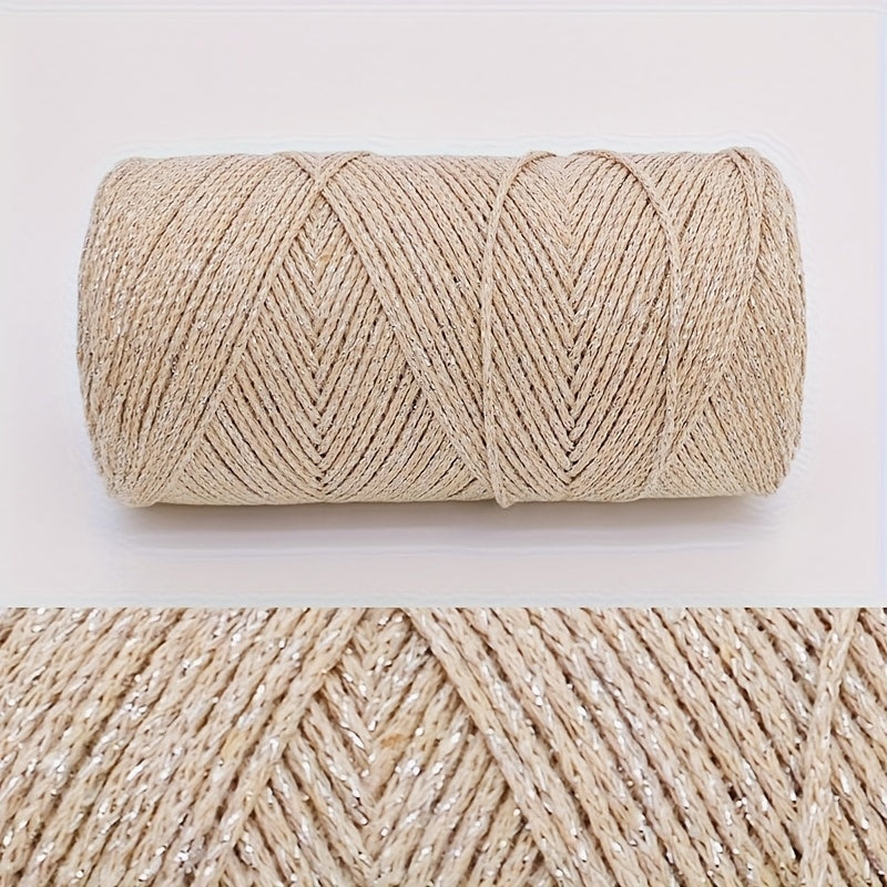 Sparkle Up Linen Blend Yarn with Lurex 200g