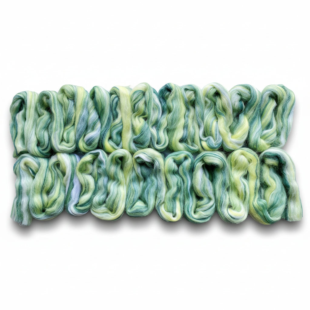 Jam in the Jungle - Extrafine Merino Wool Roving 150g