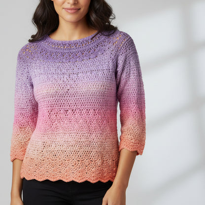 Mercerised Cotton Ombre Rainbow MegaCake XXL 400g