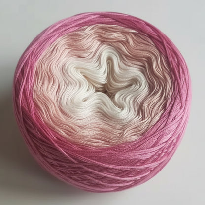 Mercerised Cotton Ombre Rainbow MegaCake XXL 400g