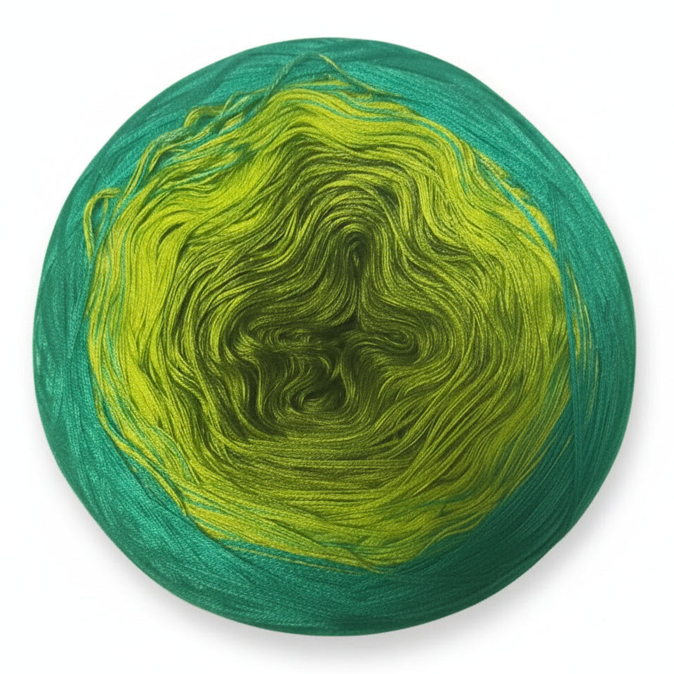 Mercerised Cotton Ombre Rainbow MegaCake XXL 400g