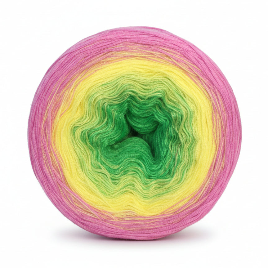 Organic Cotton Ombre Rainbow Cake XL 300g
