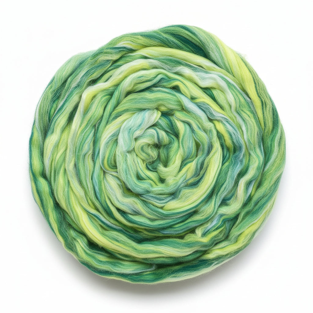 Jam in the Jungle - Extrafine Merino Wool Roving 150g