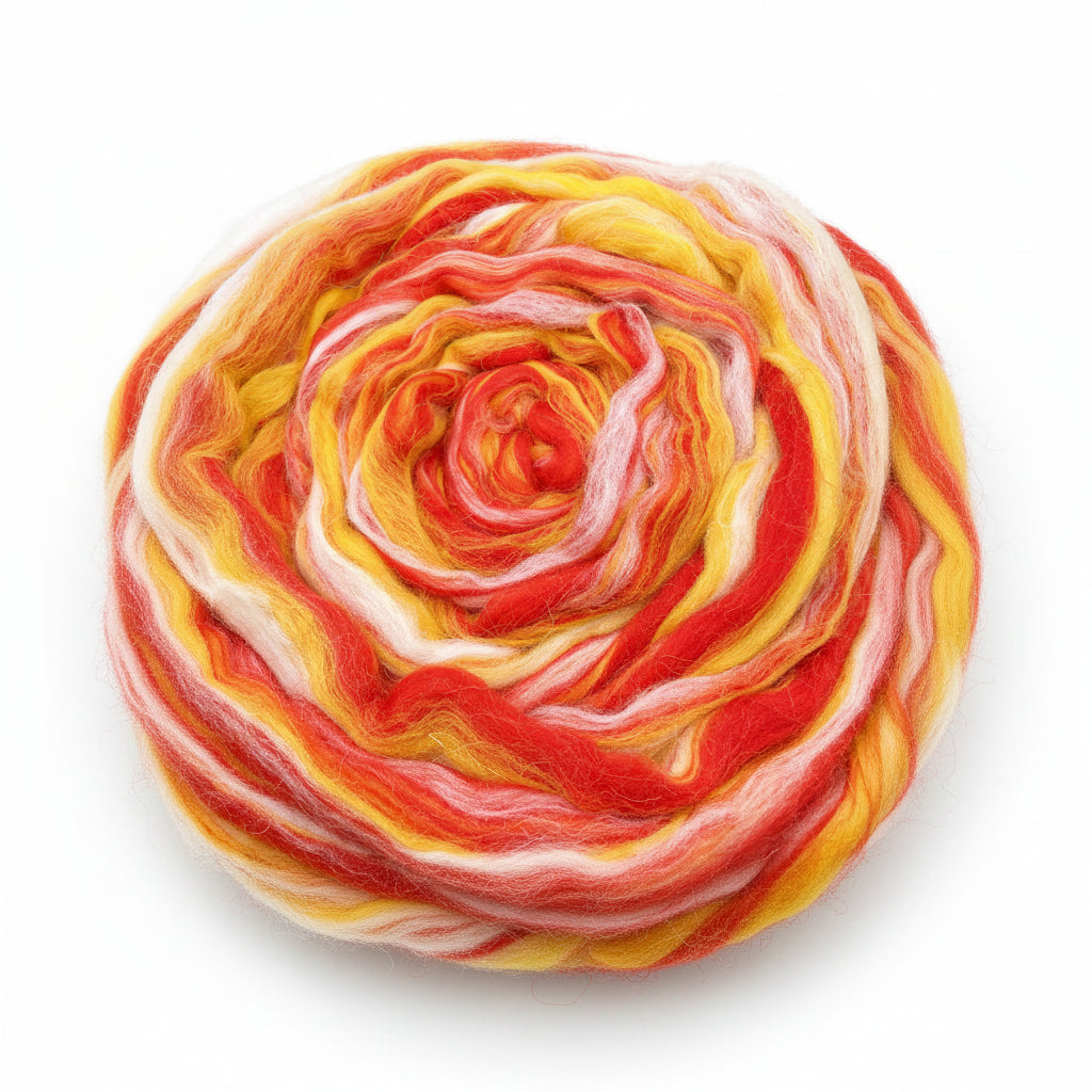 Firestarter - Extrafine Merino Wool Roving 150g