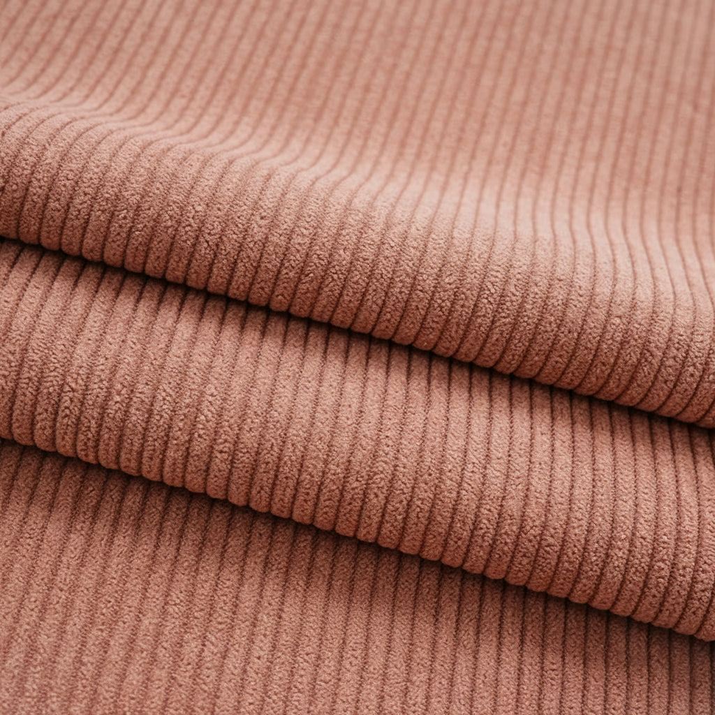 Tissu velours côtelé en polyester de qualité supérieure (350 g/m²)