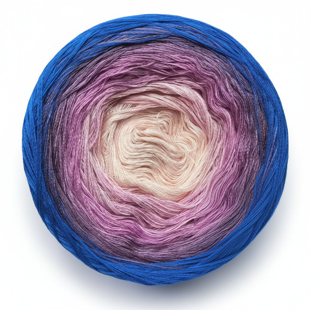 Organic Cotton Ombre Rainbow Cake XL 300g
