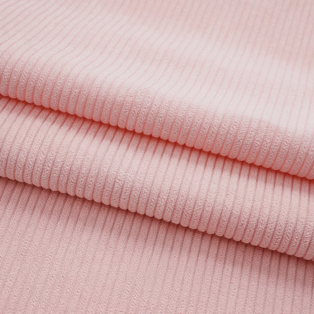 Tissu velours côtelé en polyester de qualité supérieure (350 g/m²)