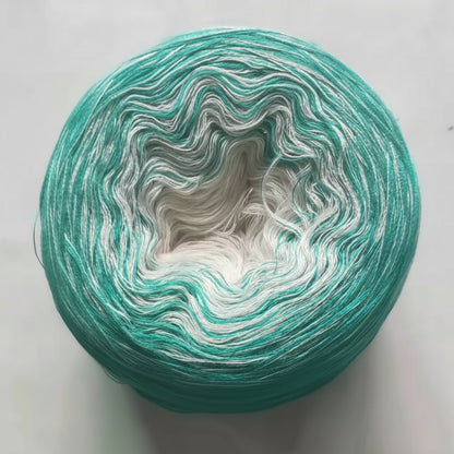 Mercerised Cotton Ombre Rainbow MegaCake XXL 400g