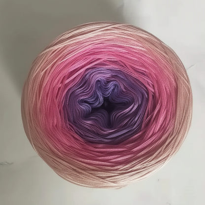 Mercerised Cotton Ombre Rainbow MegaCake XXL 400g