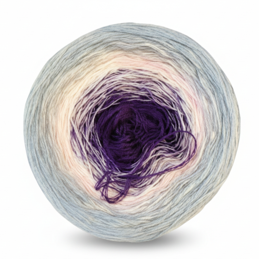 Organic Cotton Ombre Rainbow Cake XL 300g