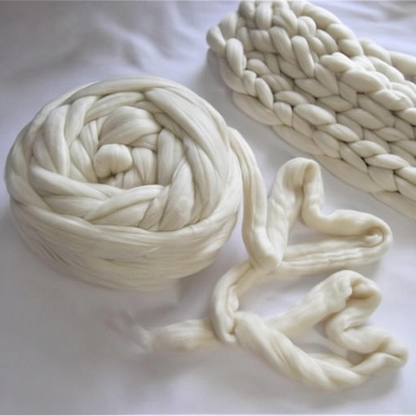 Undyed Merino Wool Roving 23 Micron 1kg