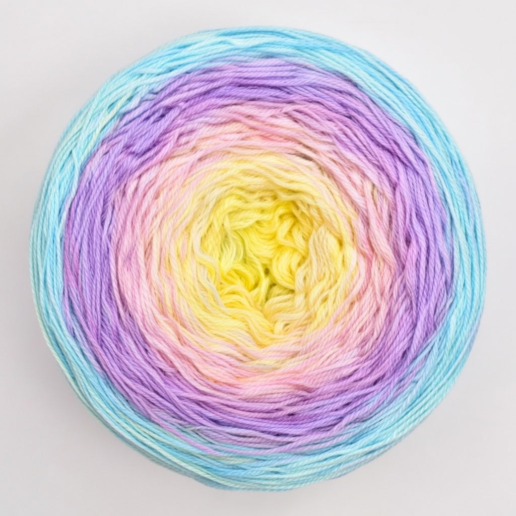 Organic Cotton Ombre Rainbow Cake XL 300g
