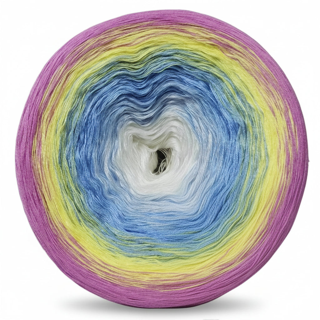 Organic Cotton Ombre Rainbow Cake XL 300g