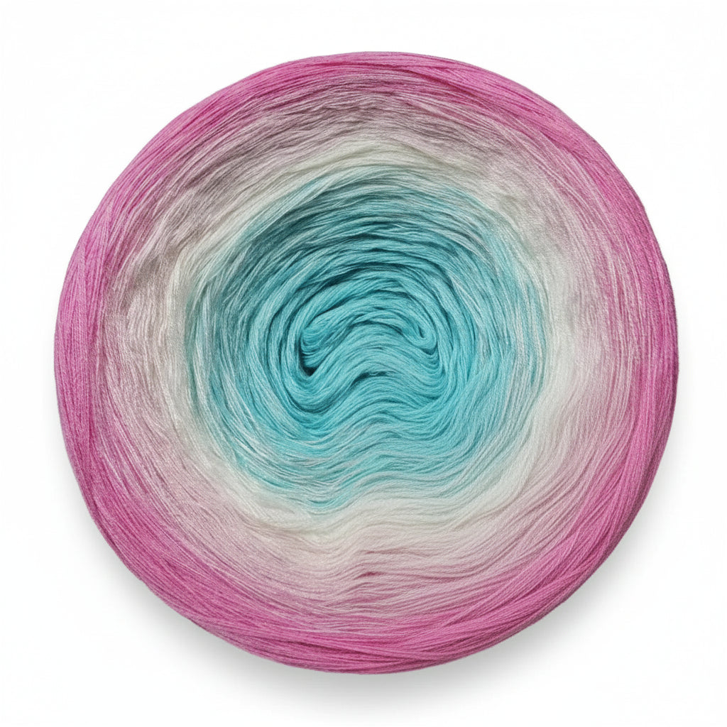 Organic Cotton Ombre Rainbow Cake XL 300g