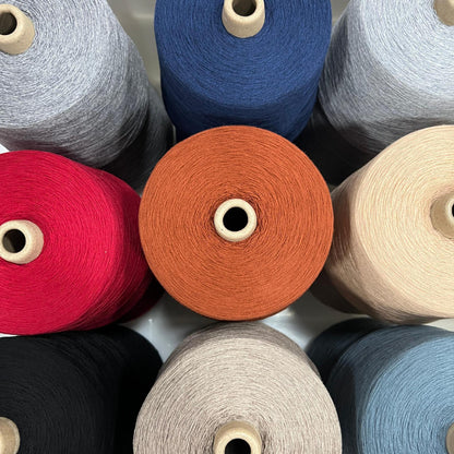 Premium Italian-Style Superfine Merino Wool Yarn – 1kg Cone (2/26Nm, 17.5 Micron)