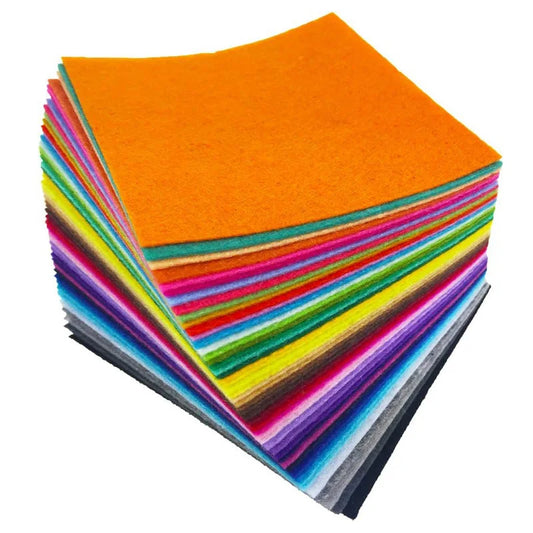 Soft Woolblend Felt Fabric Sheets 40 Colours