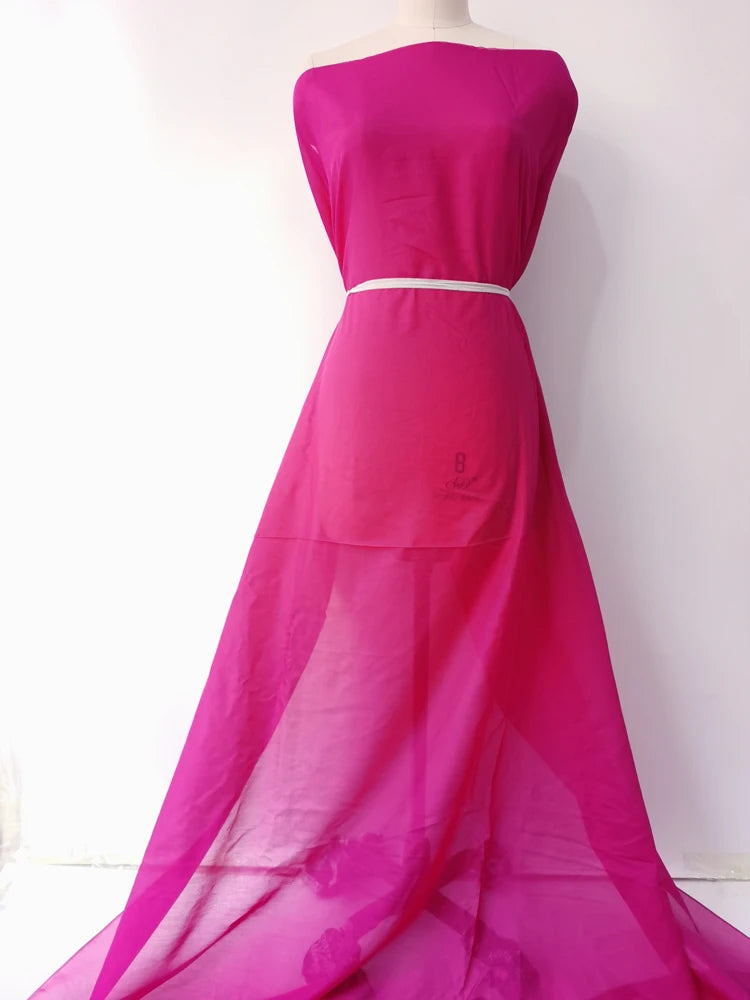 Mulberry Silk Cotton Chiffon