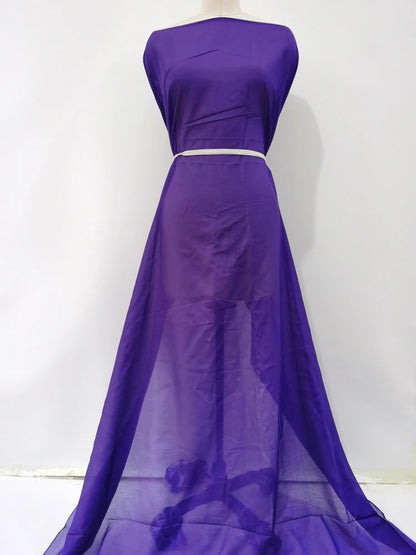 Mulberry Silk Cotton Chiffon