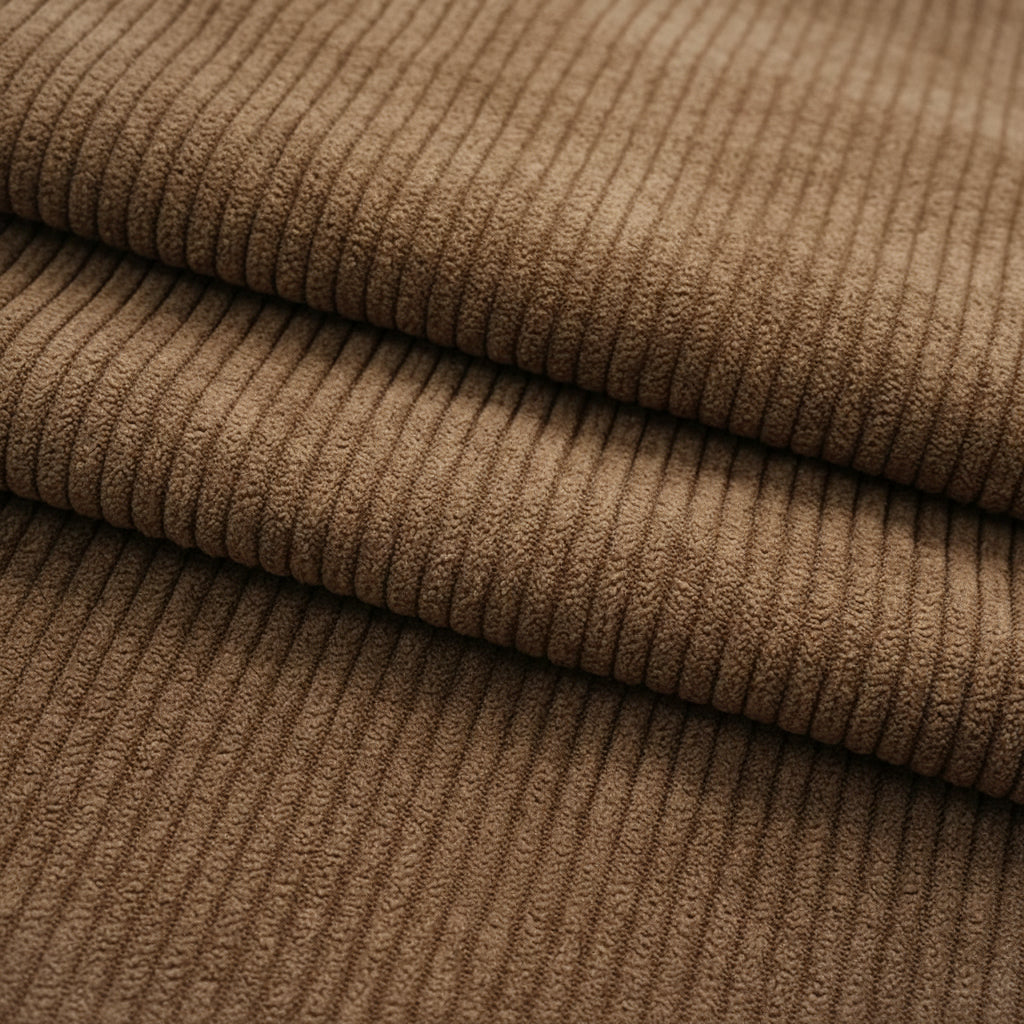 Tissu velours côtelé en polyester de qualité supérieure (350 g/m²)