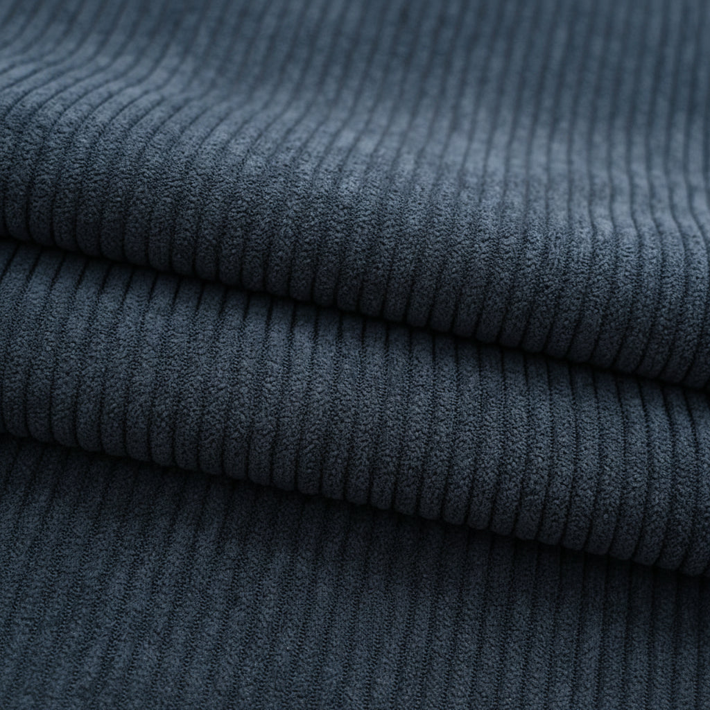 Tissu velours côtelé en polyester de qualité supérieure (350 g/m²)