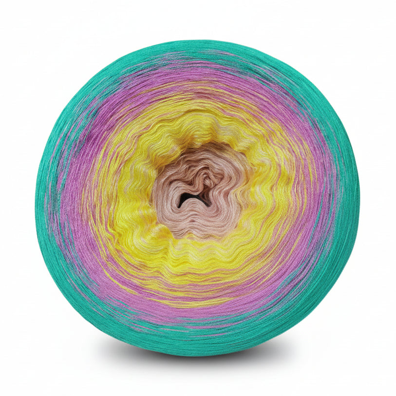 Organic Cotton Ombre Rainbow Cake XL 300g