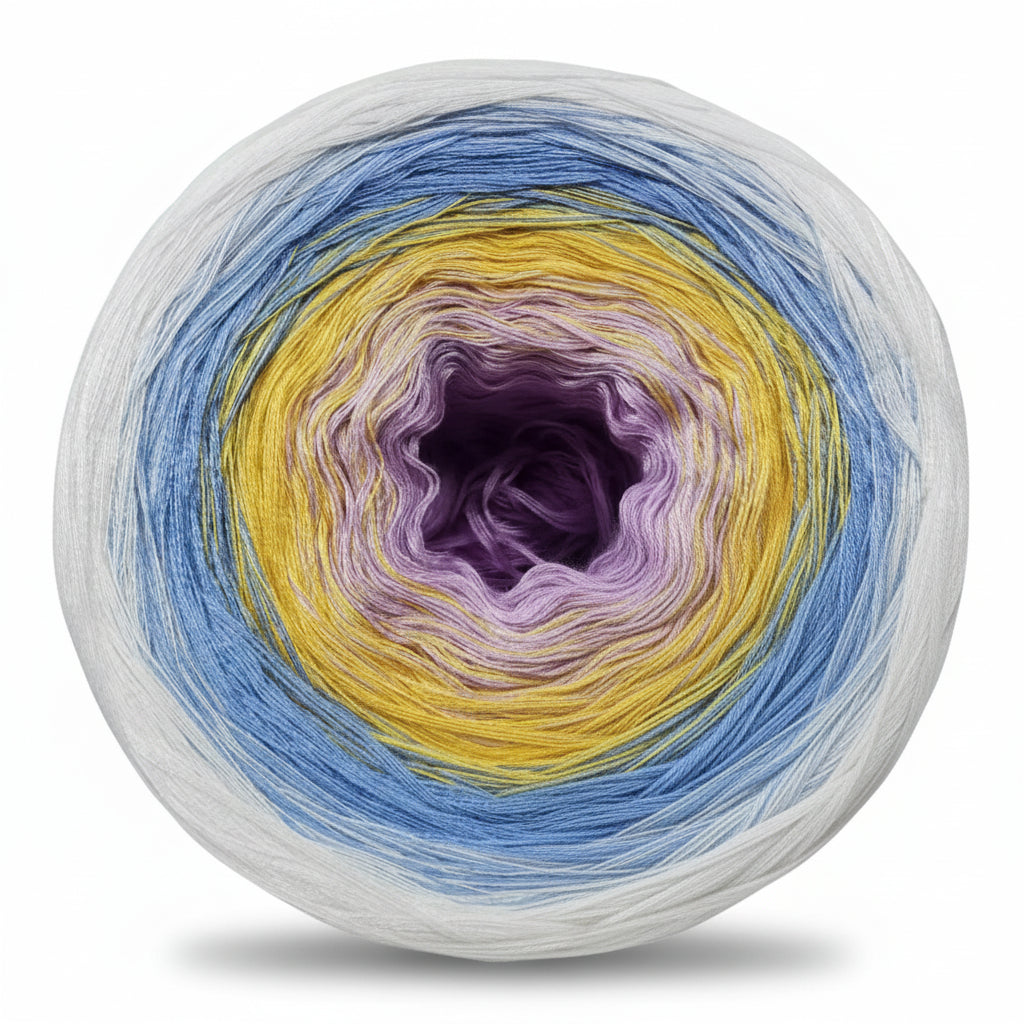 Organic Cotton Ombre Rainbow Cake XL 300g