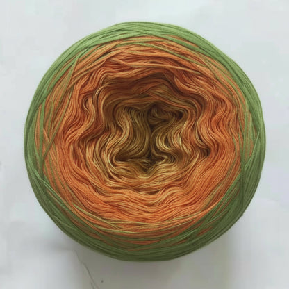 Mercerised Cotton Ombre Rainbow MegaCake XXL 400g