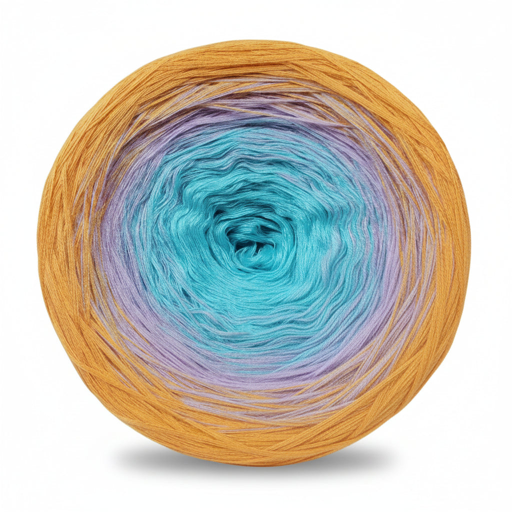 Organic Cotton Ombre Rainbow Cake XL 300g