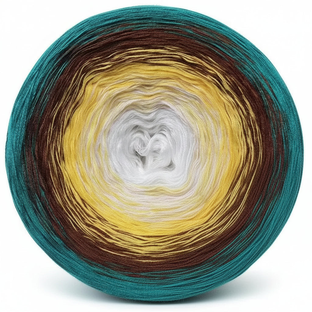 Organic Cotton Ombre Rainbow Cake XL 300g