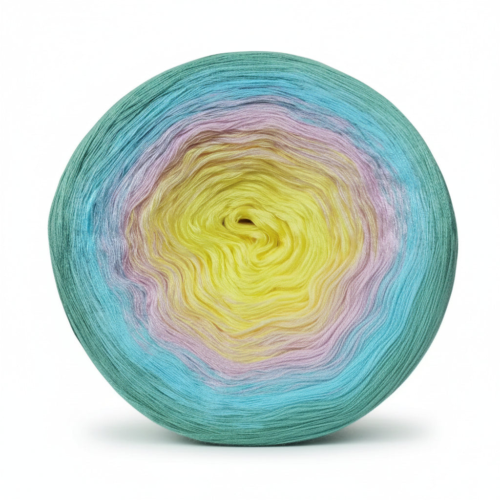 Organic Cotton Ombre Rainbow Cake XL 300g