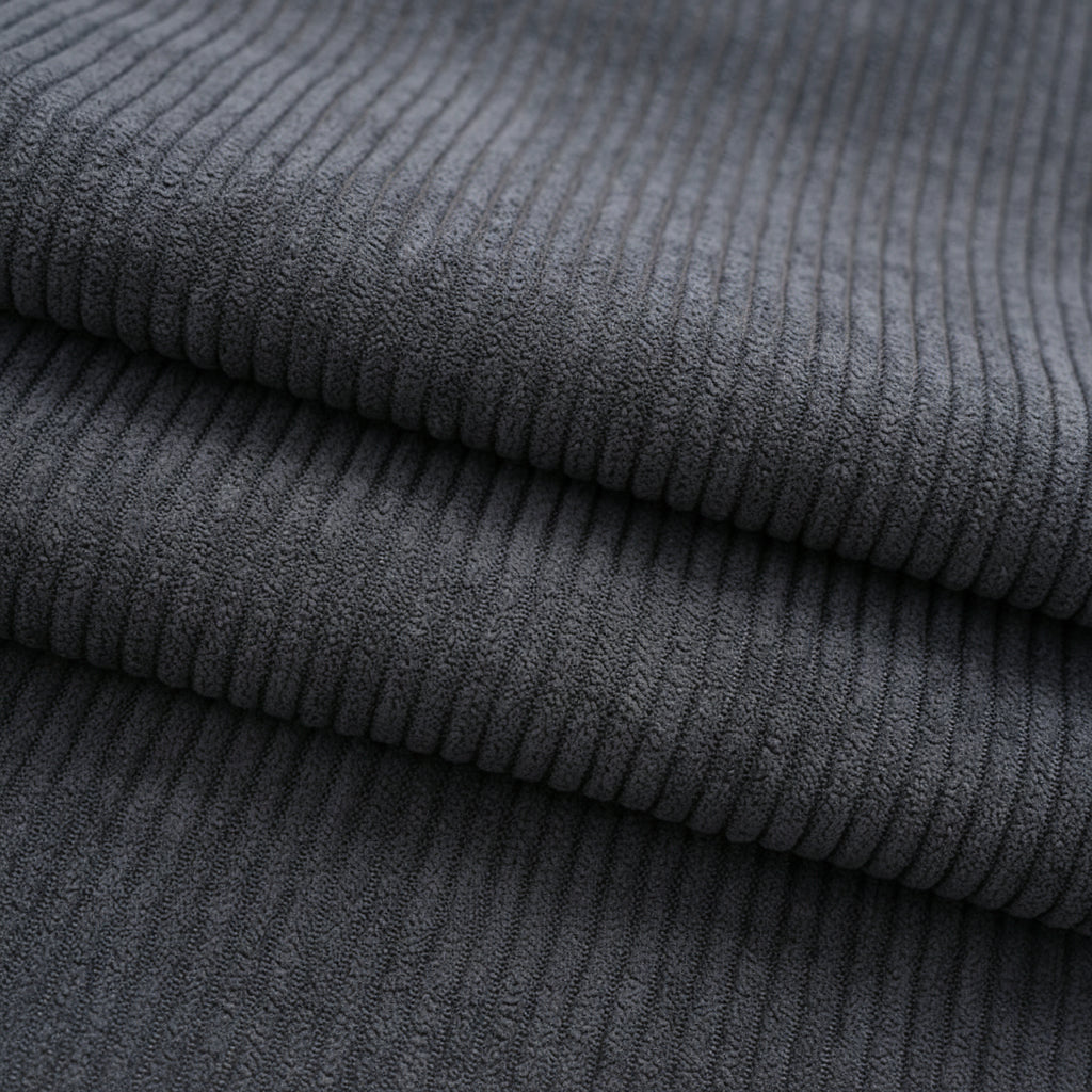 Tissu velours côtelé en polyester de qualité supérieure (350 g/m²)